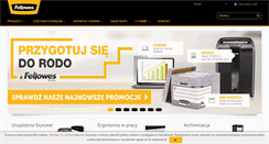 Desktop Screenshot of fellowes.pl